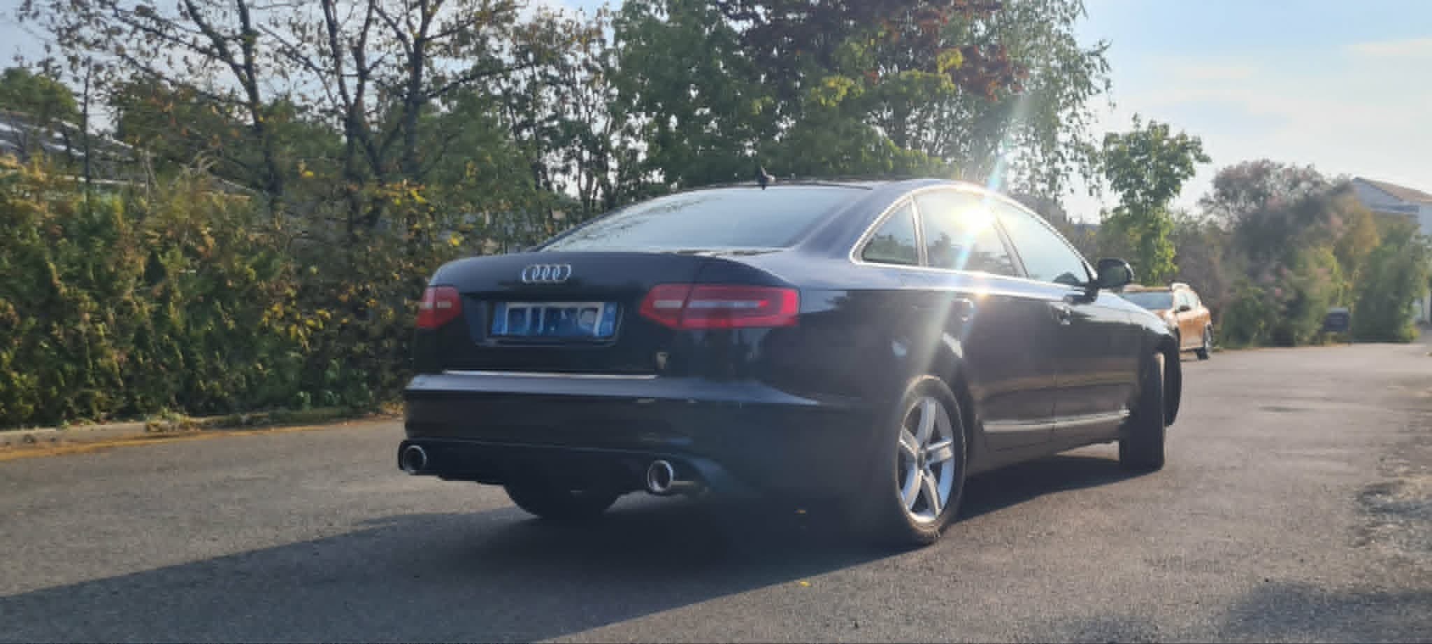 A6 C6 · widok w osi auta