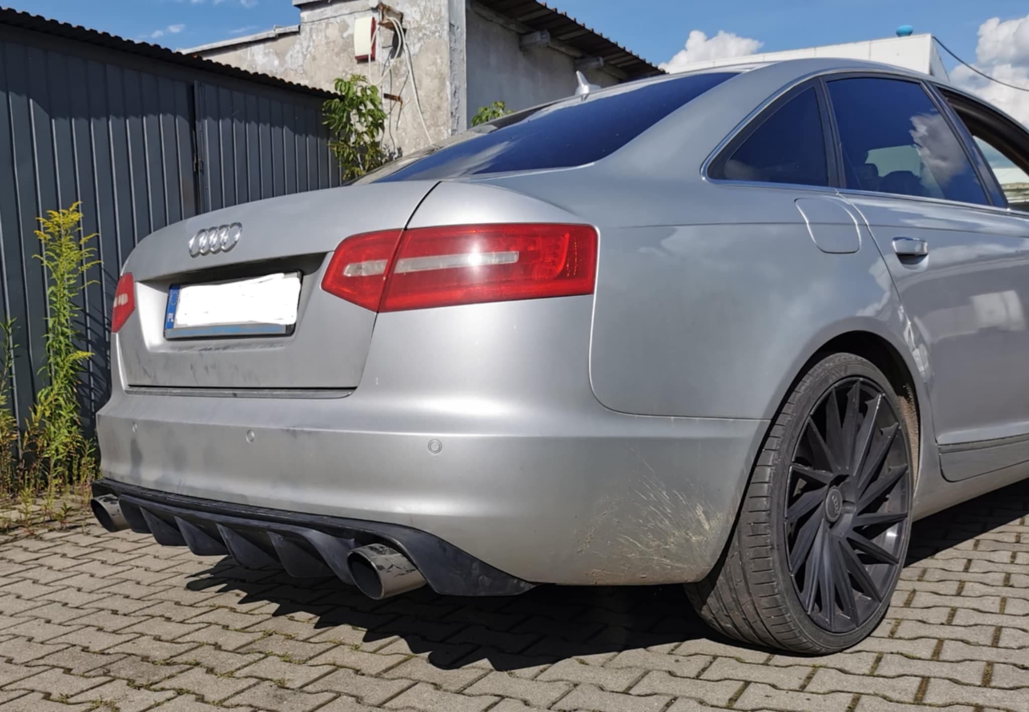 A6 C6 · widok w osi auta