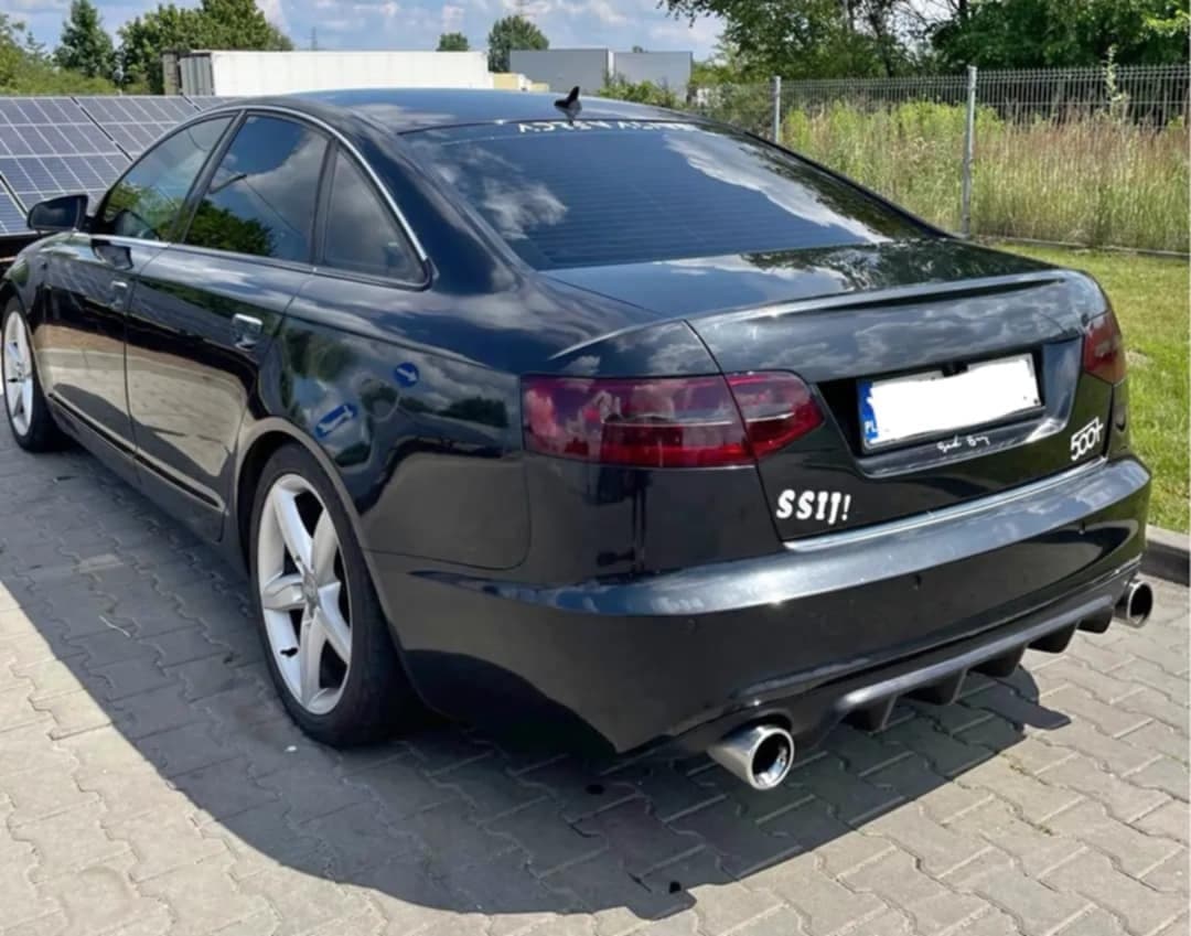 A6 C6 · widok w osi auta